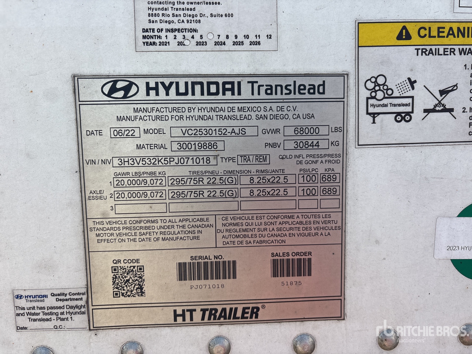2023 Hyundai VC2530152-AJS