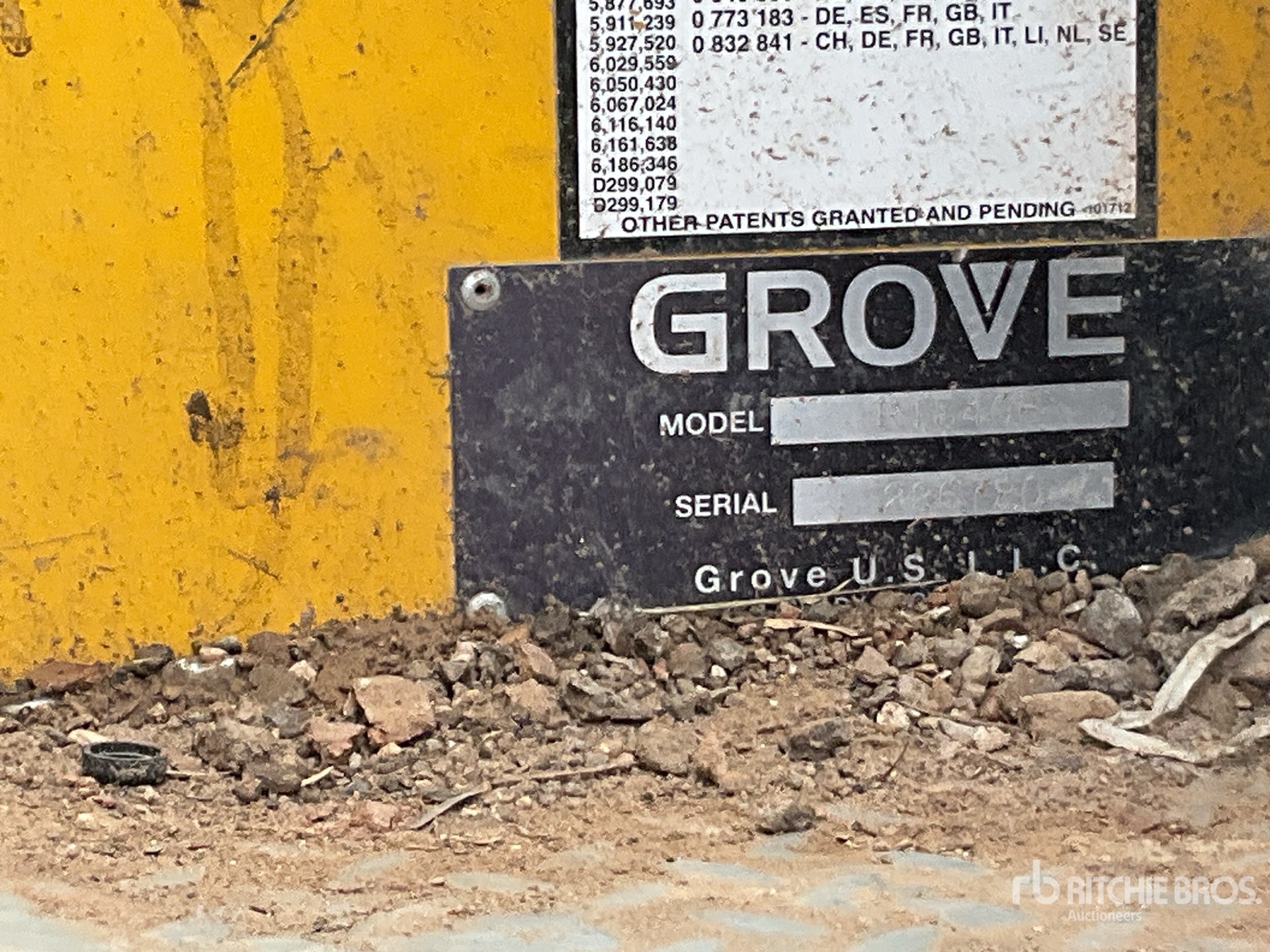 Photo of a 2007 Grove RT540E