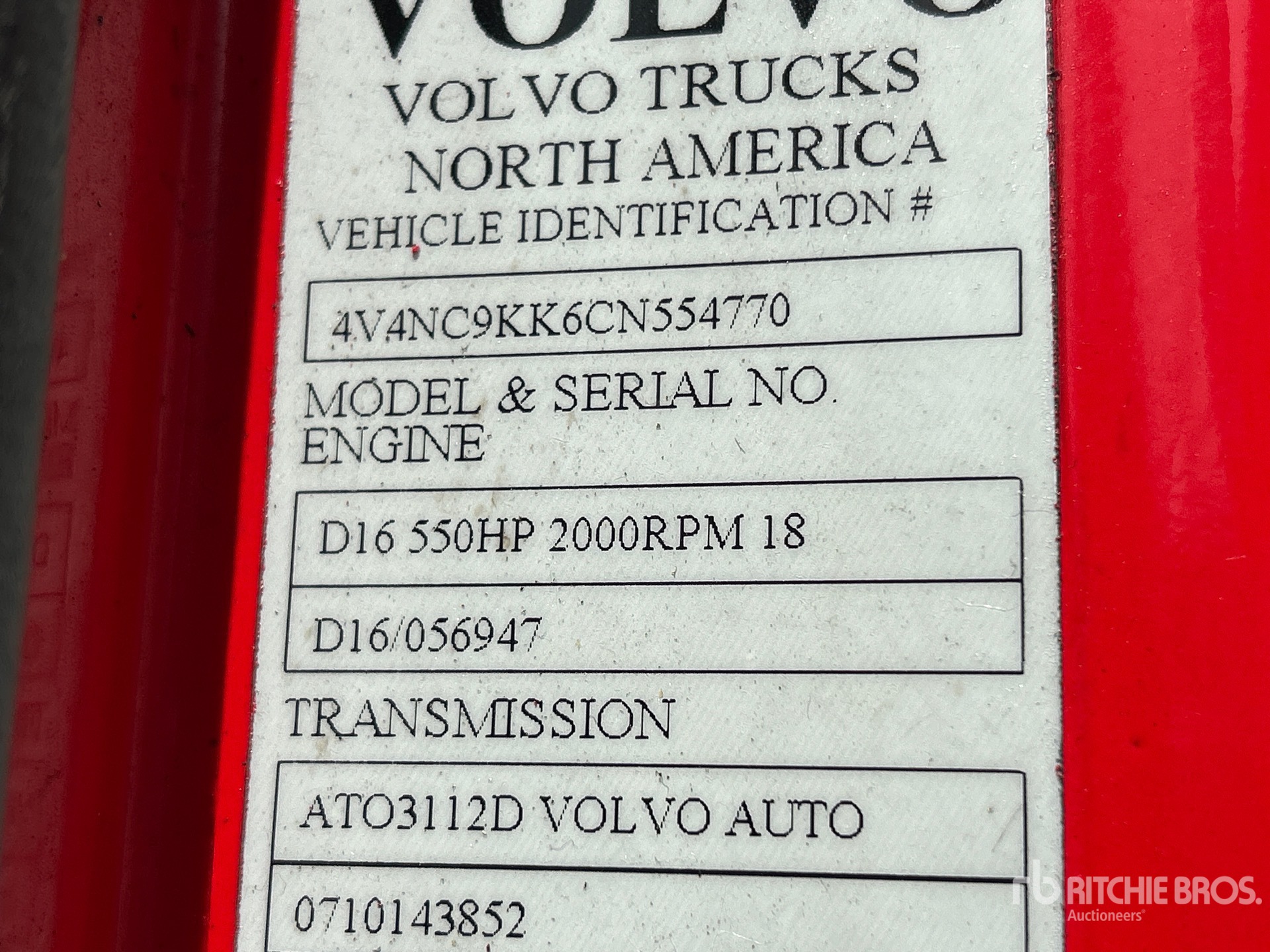 Photo of a 2012 Volvo VNL