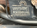 Engine with Emission Label