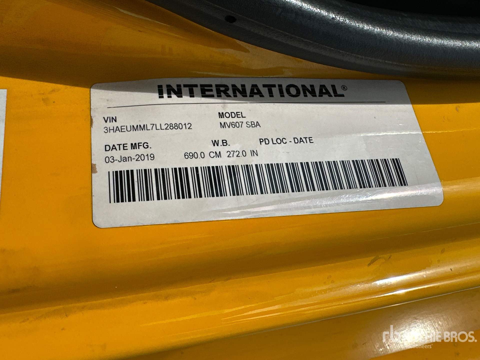 2020 International MV607
