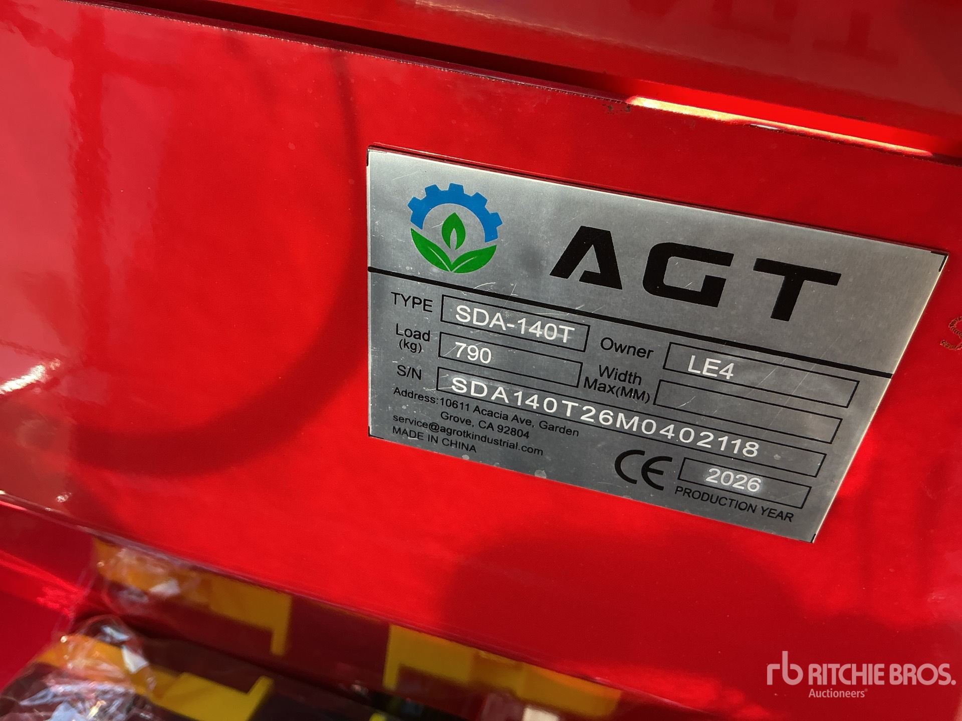 2026 AGT SDA-140T