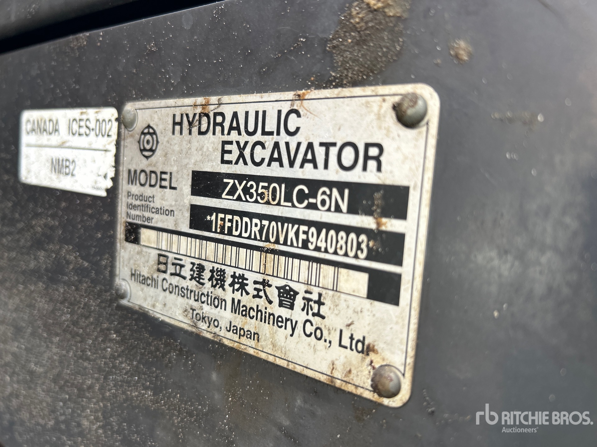 Photo of a 2020 Hitachi ZX350LC-6