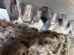 Undercarriage with Rear idler wear