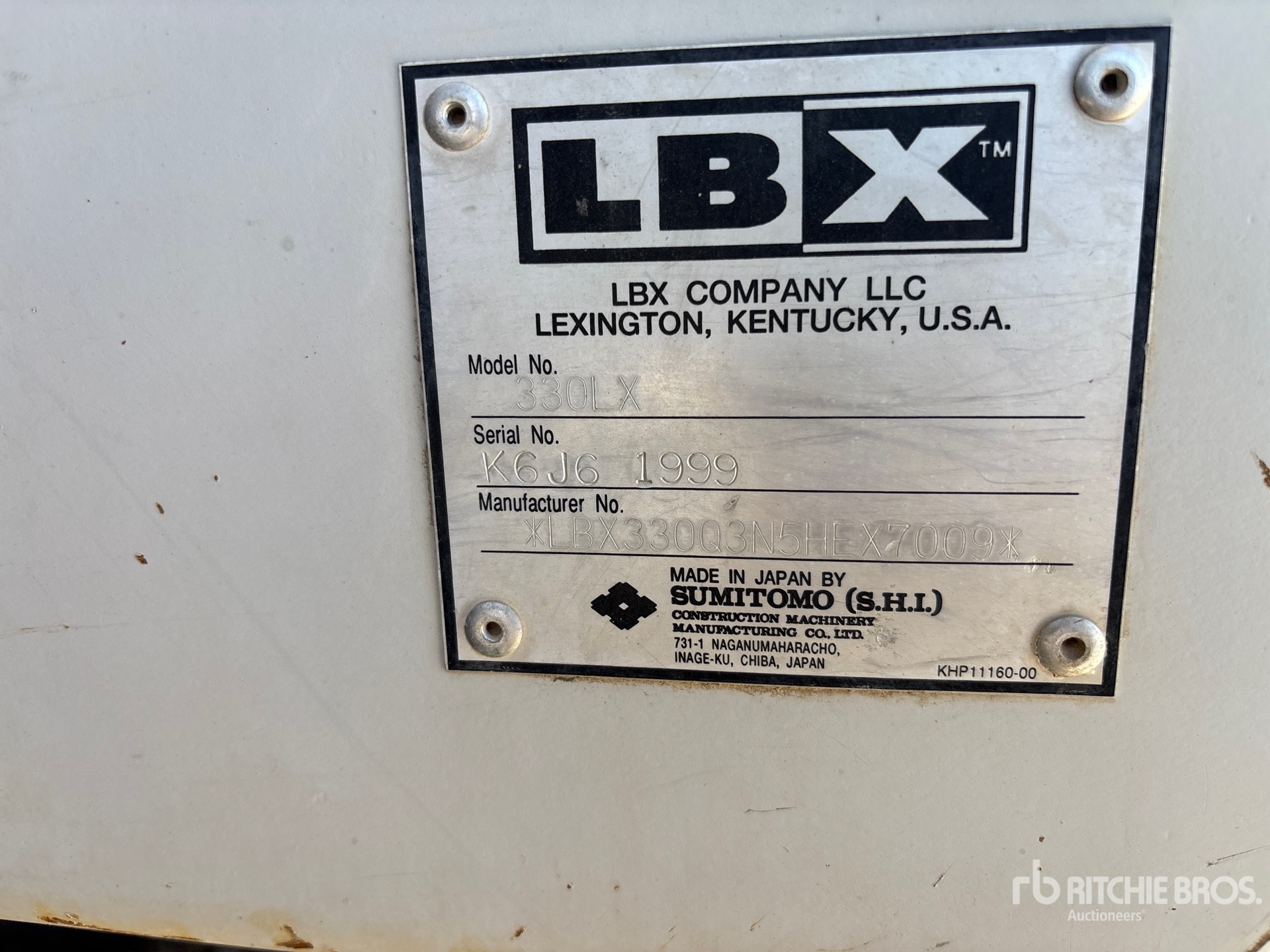 Photo of a 1999 Link-Belt Excavators 330LX