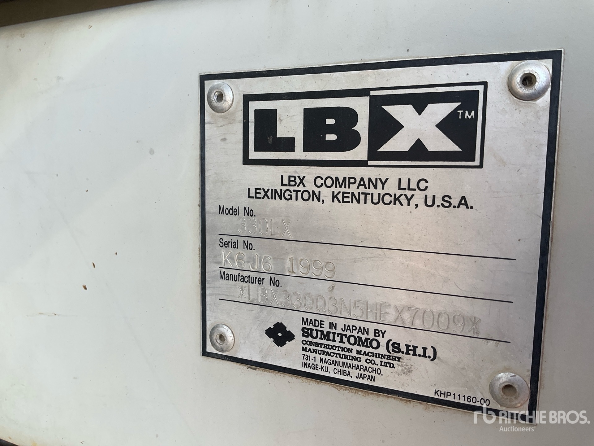 Photo of a 1999 Link-Belt Excavators 330LX