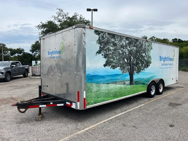 2007 Frontier 24 ft T/A Enclosed Trailer
