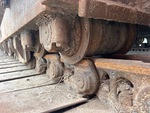 Undercarriage with Left Track Rollers