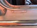 General Appearance with Frame Stamp Serial Number/VIN Photo