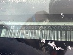 General Appearance with Frame Stamp Serial Number/VIN Photo