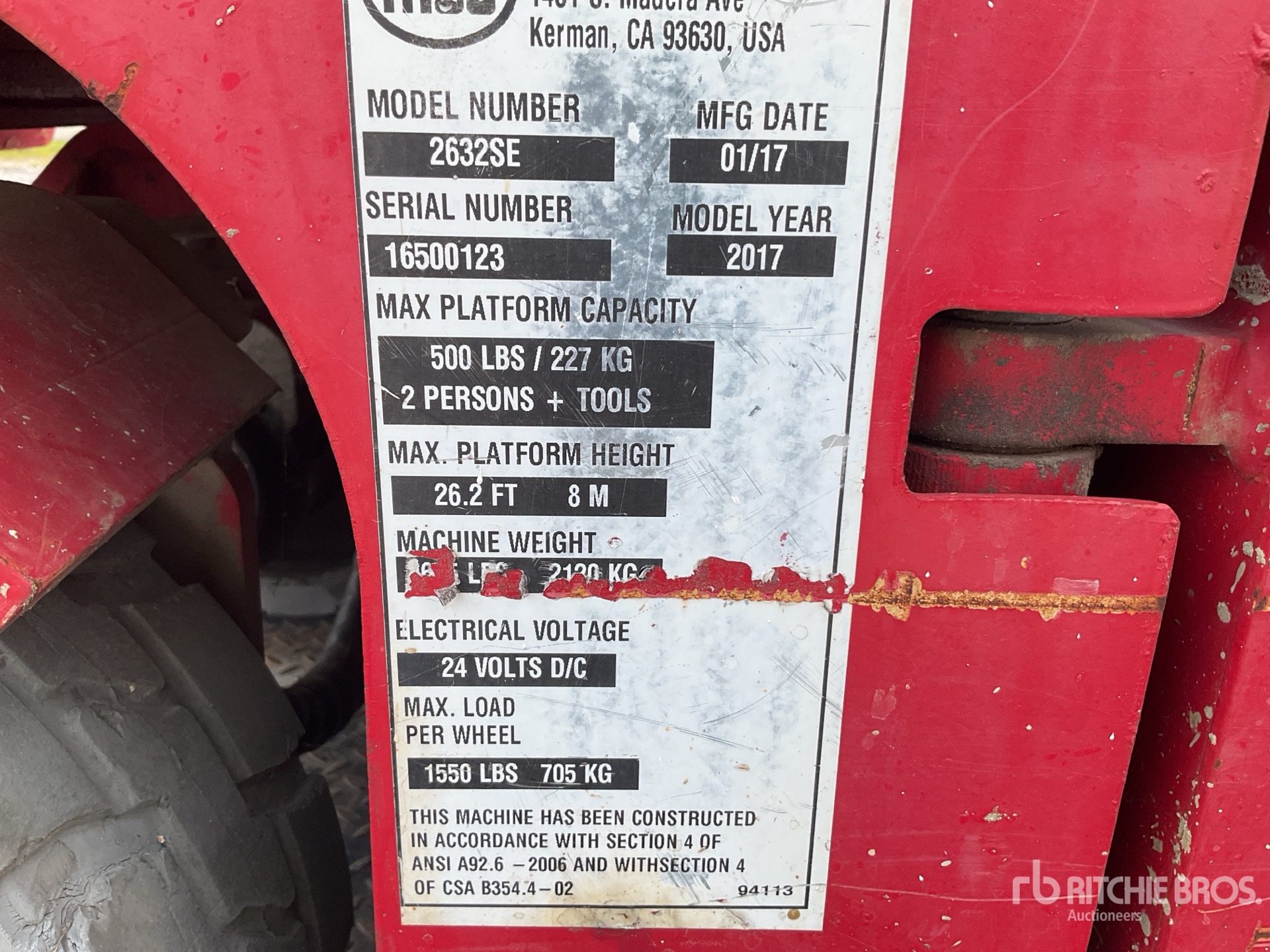 Photo of a 2017 Mec 2632SE