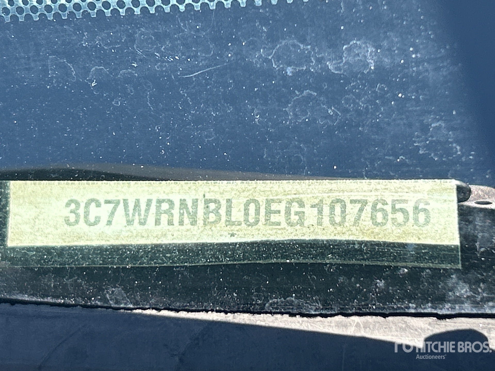 General Appearance with Frame Stamp Serial Number/VIN Photo