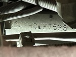 General Appearance with Frame Stamp Serial Number/VIN Photo