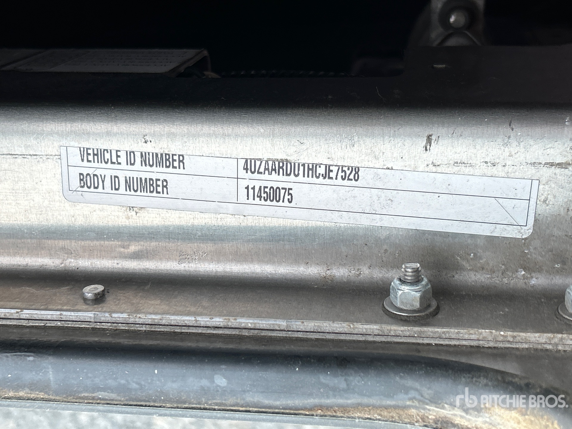 General Appearance with Numéro de série/Numéro d'identification du véhicule automobile