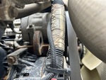 Engine with A/C Compressor