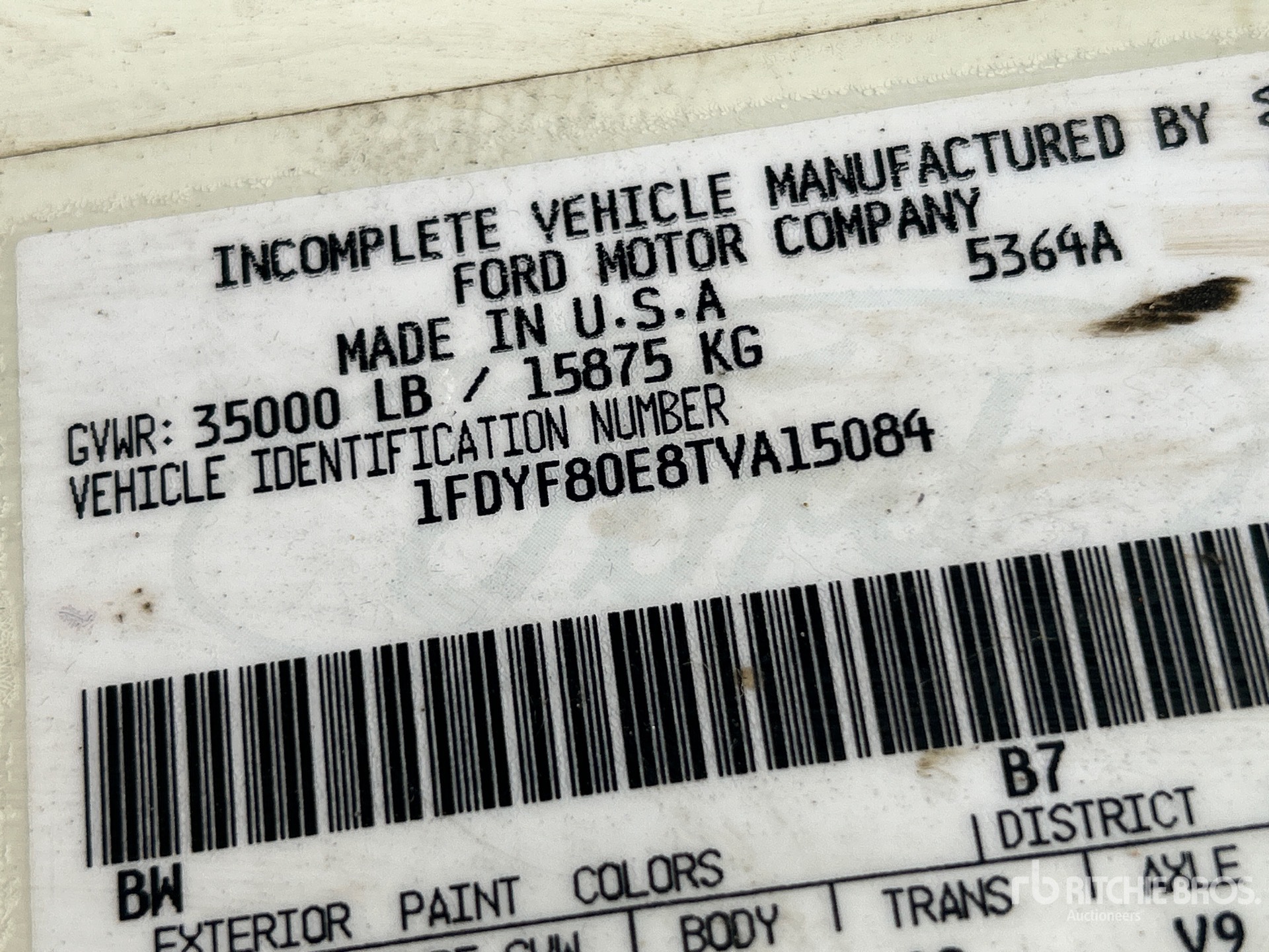 Photo of a 1996 Ford F-800
