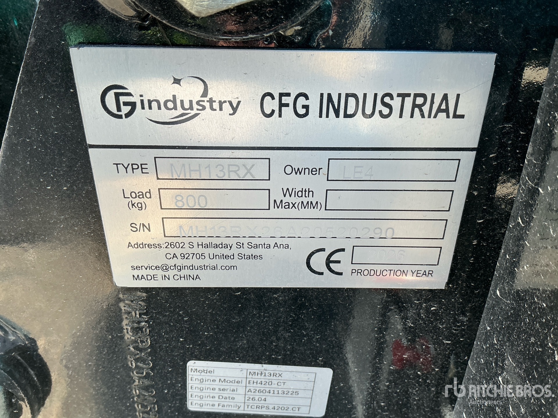 2026 CFG MH13RX