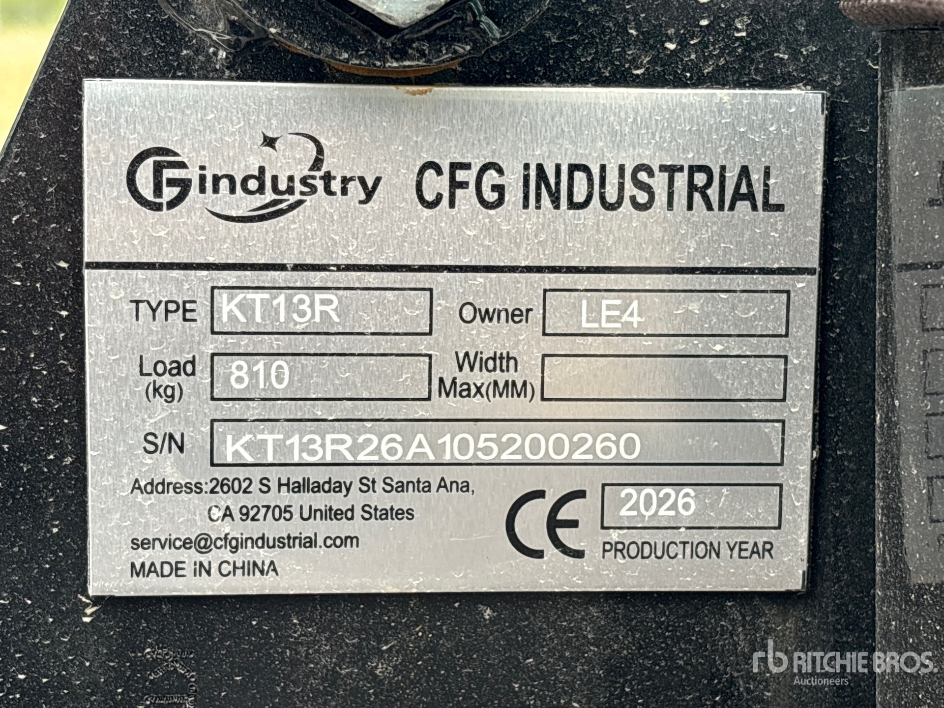 2026 CFG KT13R