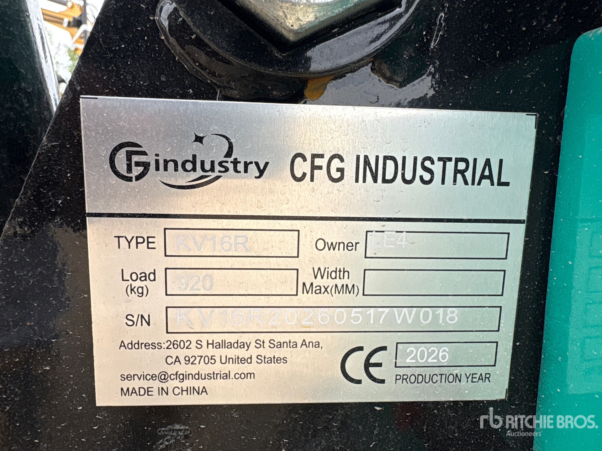 2026 CFG KV16R