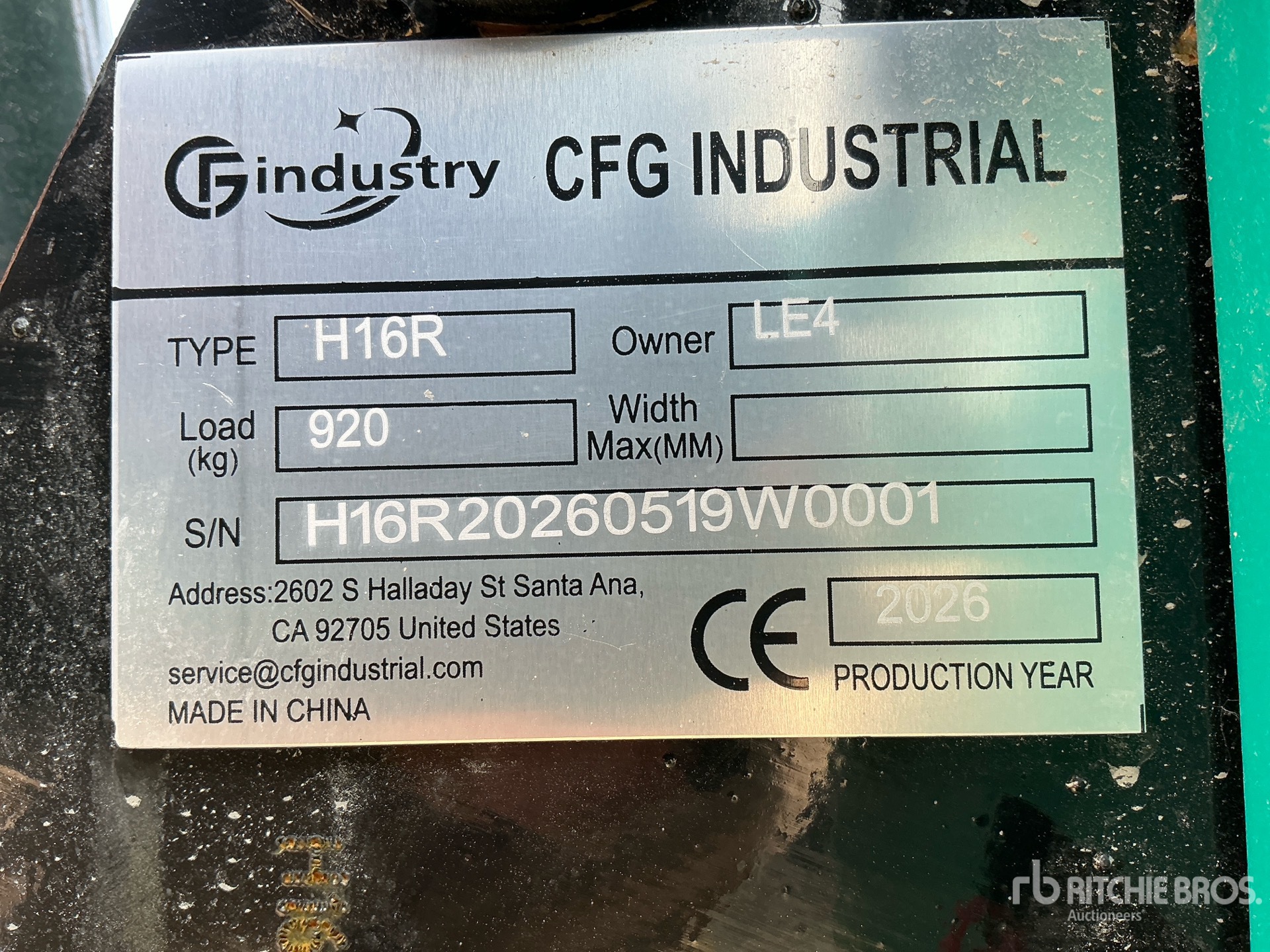 2026 CFG H16R