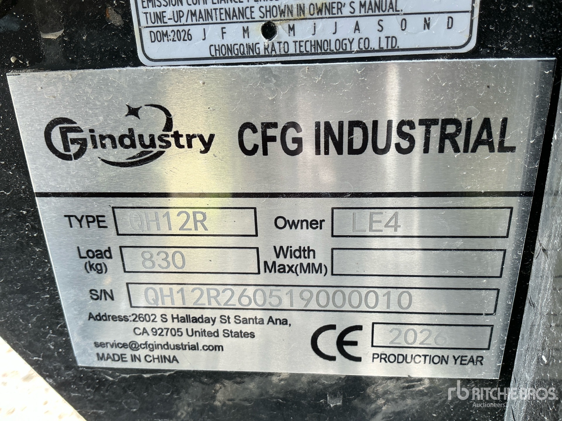 2026 CFG QH12R