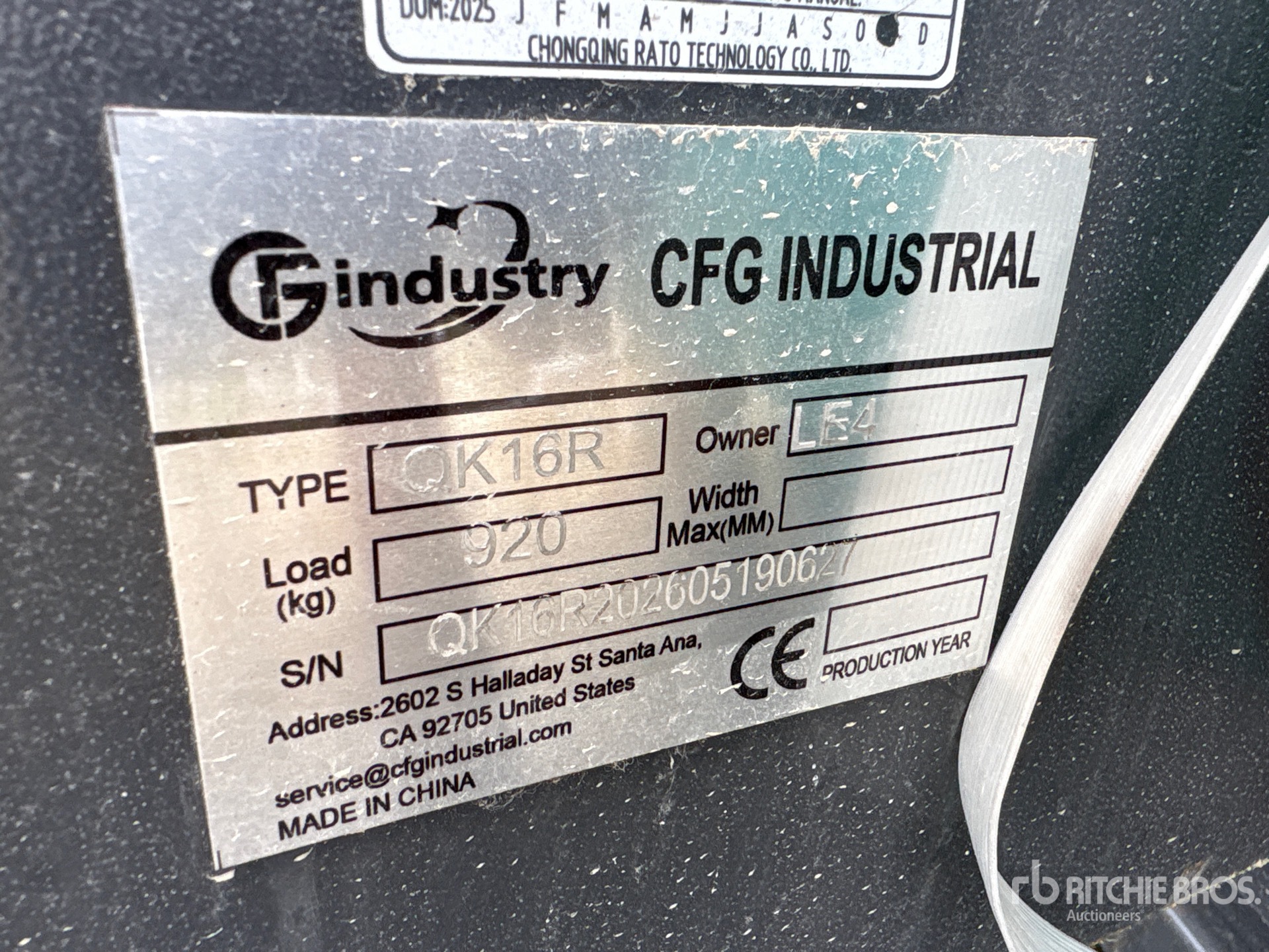 2026 CFG QK16R