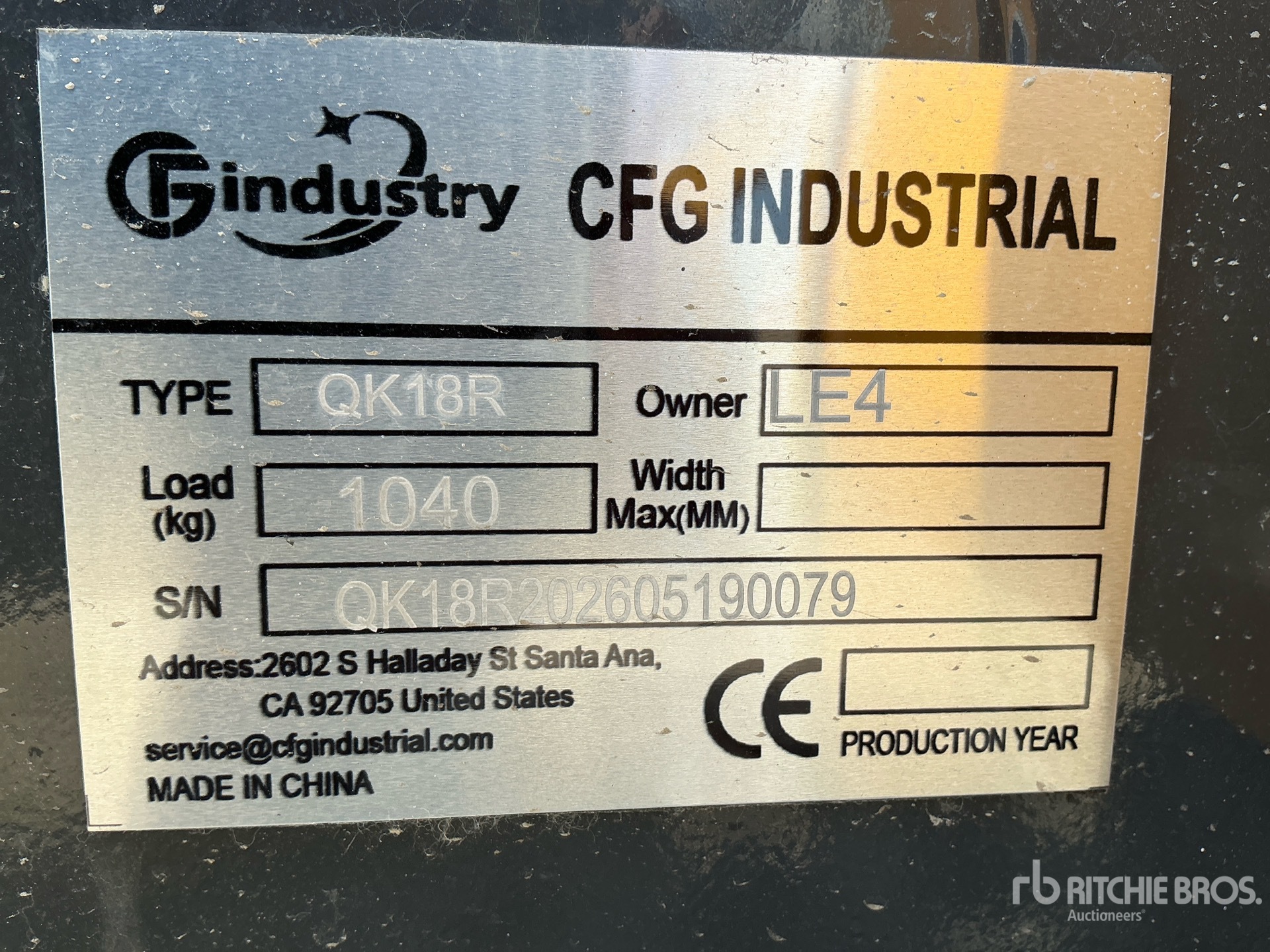 2026 CFG QK18R