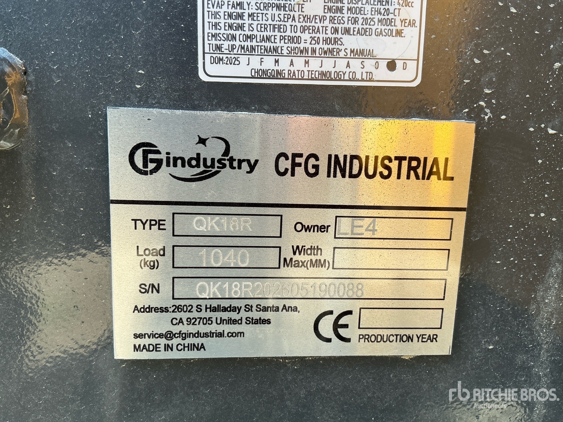 2026 CFG QK18R