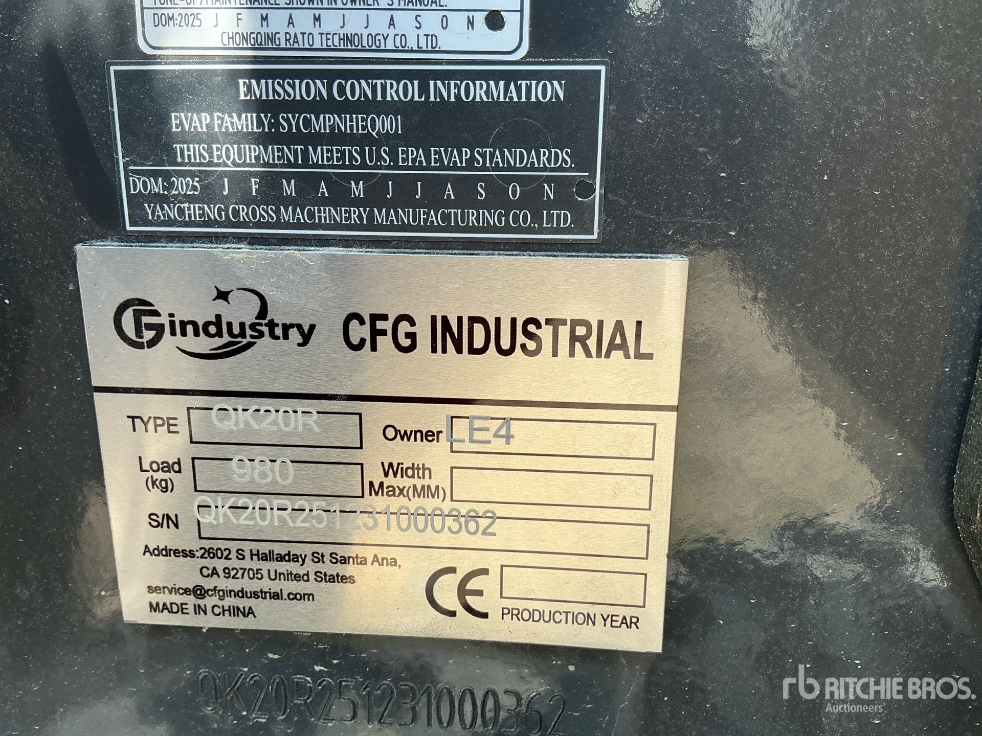 2026 CFG QK20R