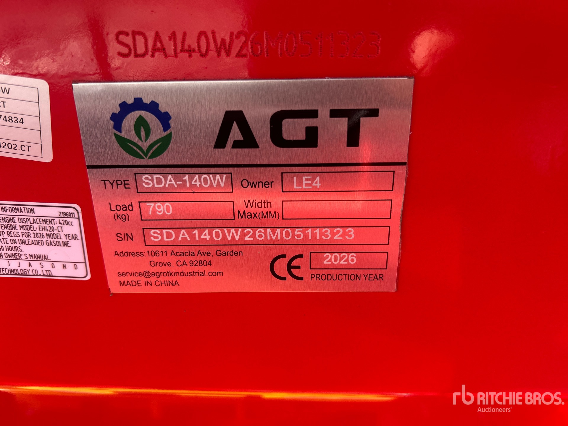 2026 AGT SDA-140W