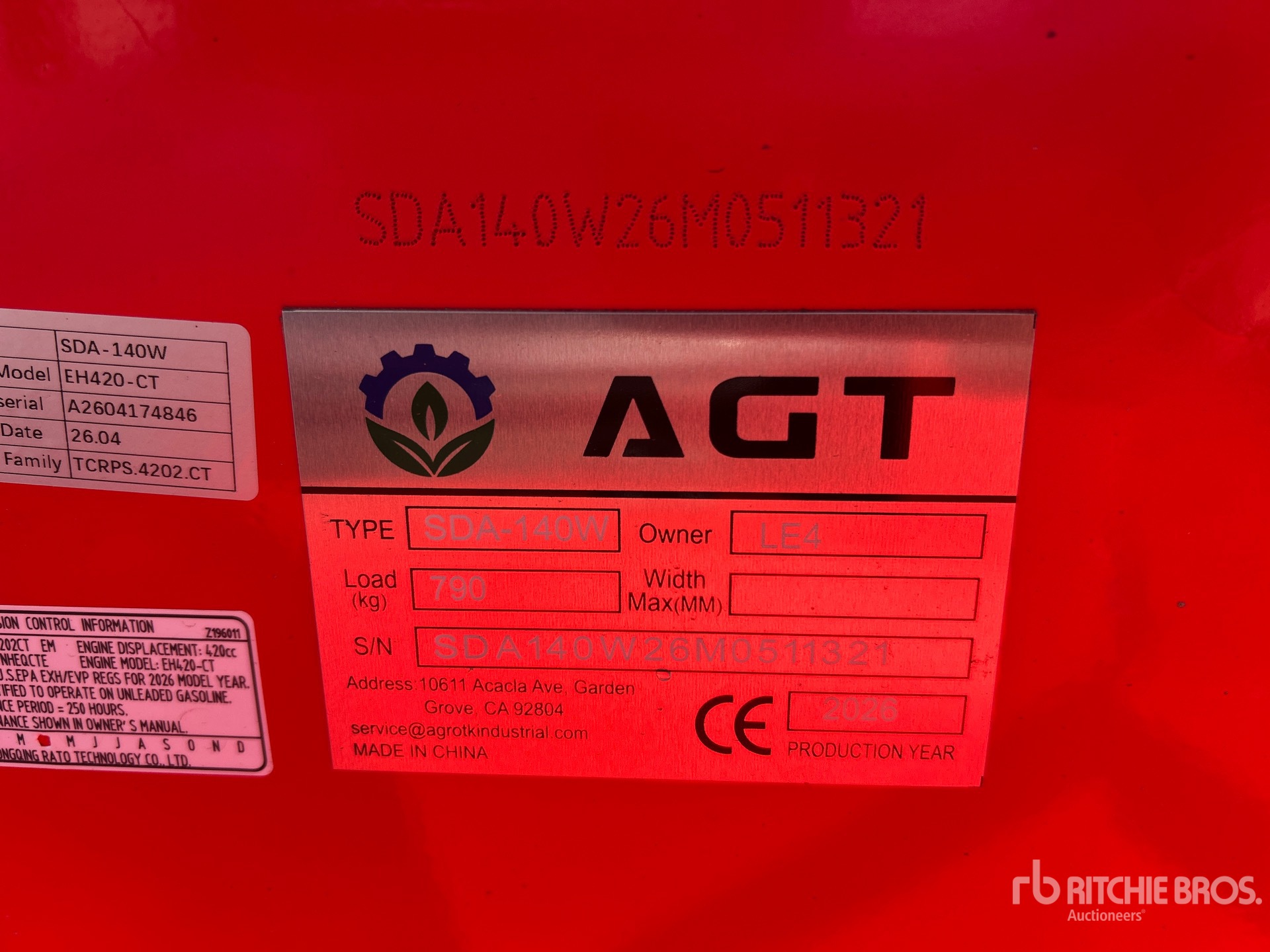 2026 AGT SDA-140W