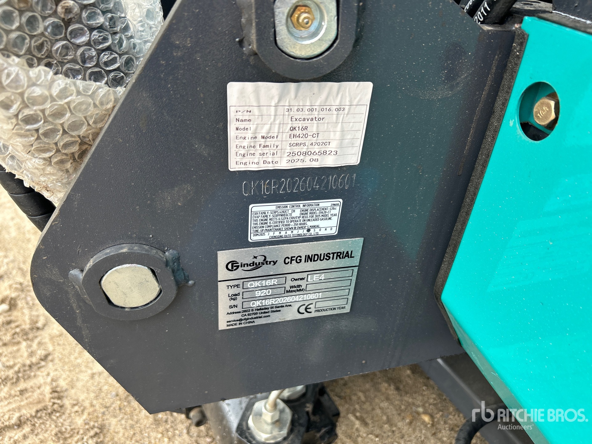 2026 CFG QK16R