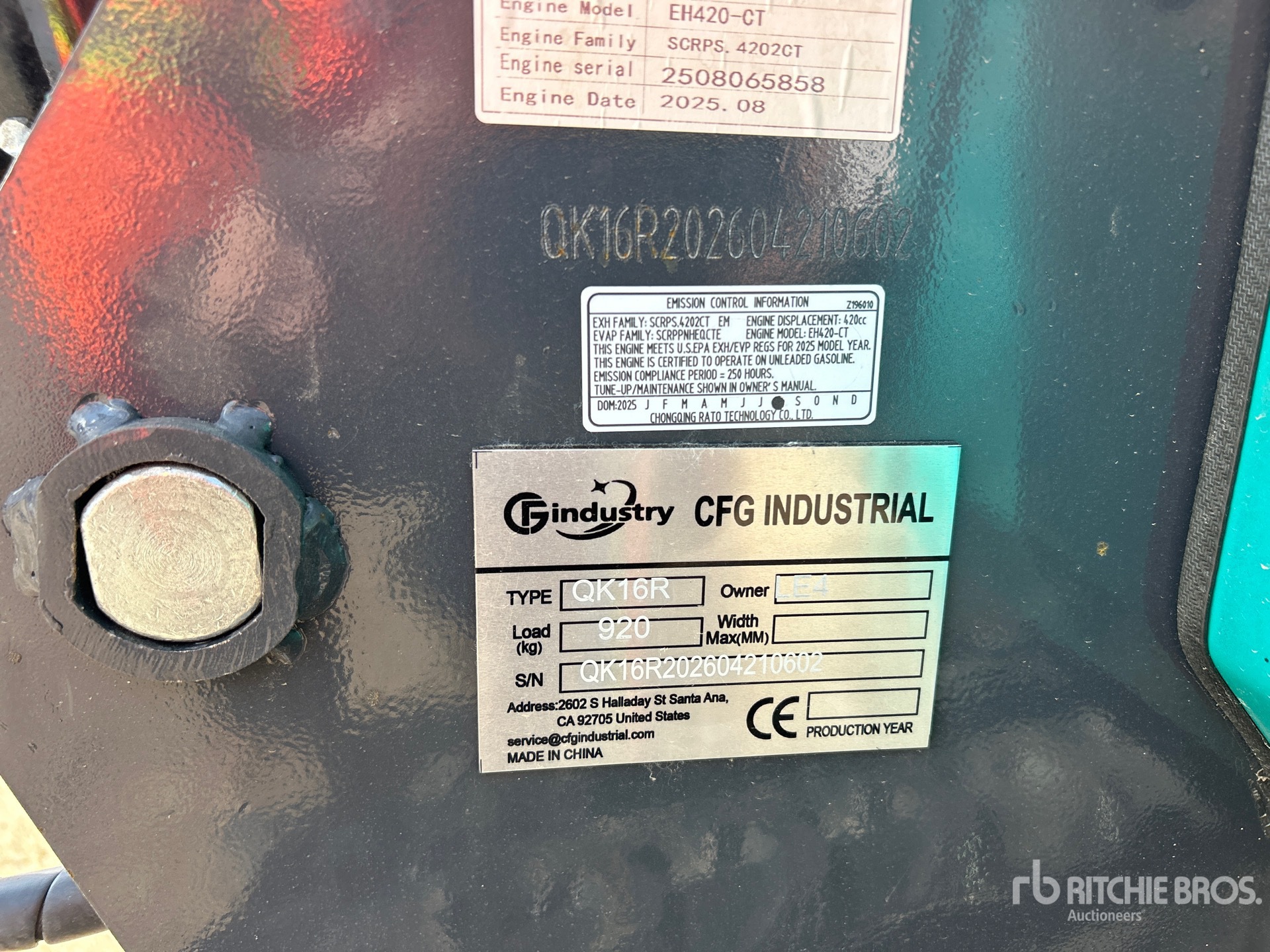2026 CFG QK16R