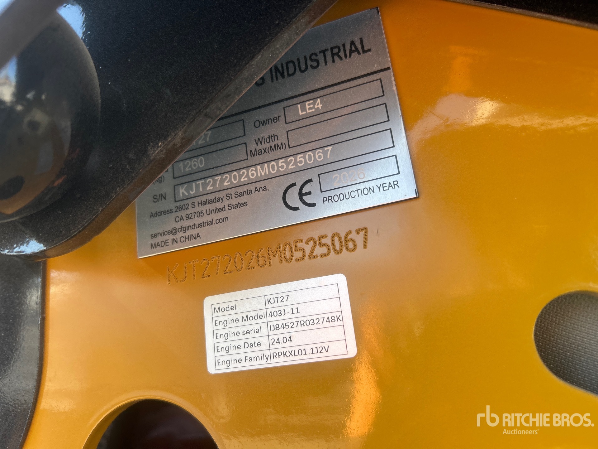 2026 CFG KJT27