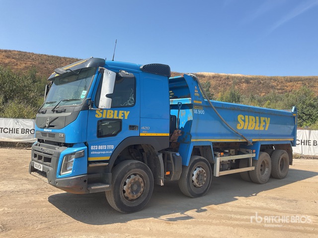 2018 Volvo FMX 420 Quad/A Dump Truck