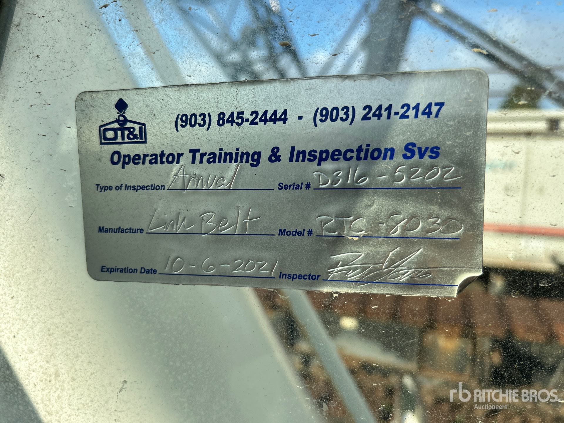 Photo of a  Terex RTC-8030