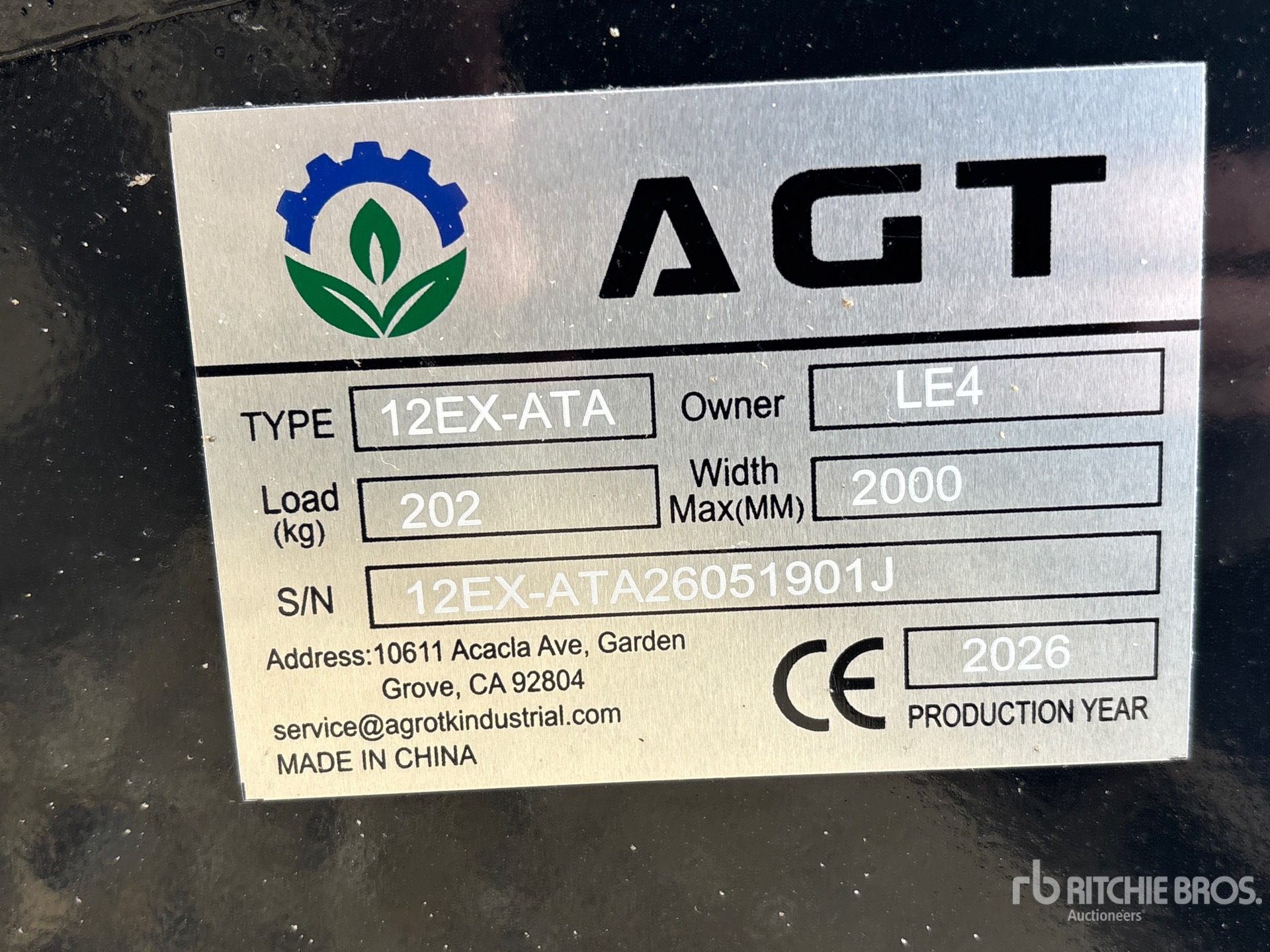 2026 AGT 12EX-ATA