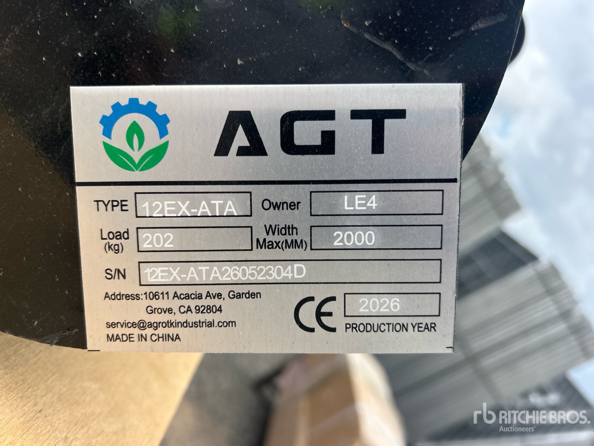 2026 AGT 12EX-ATA