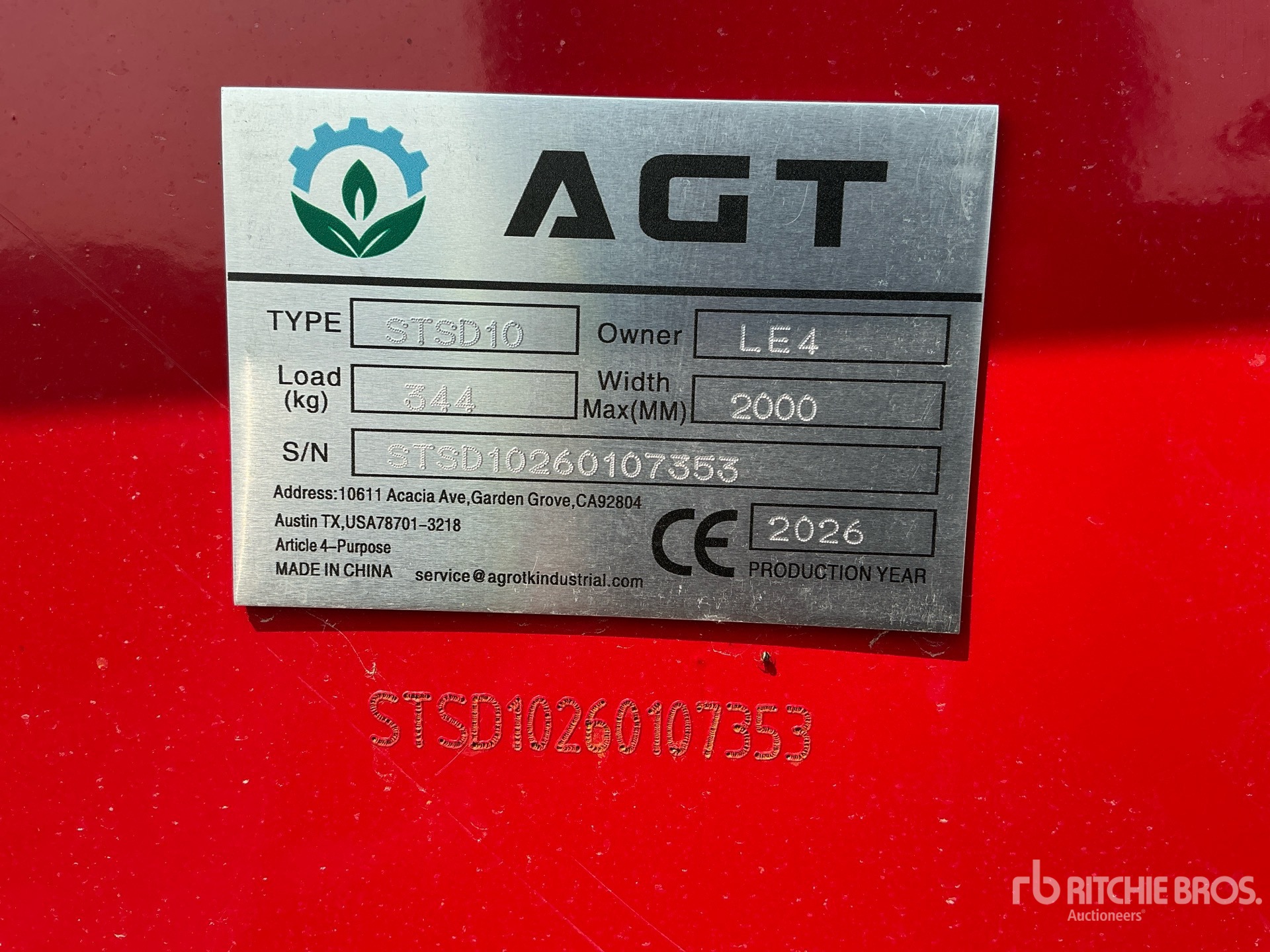 2026 AGT STSD10