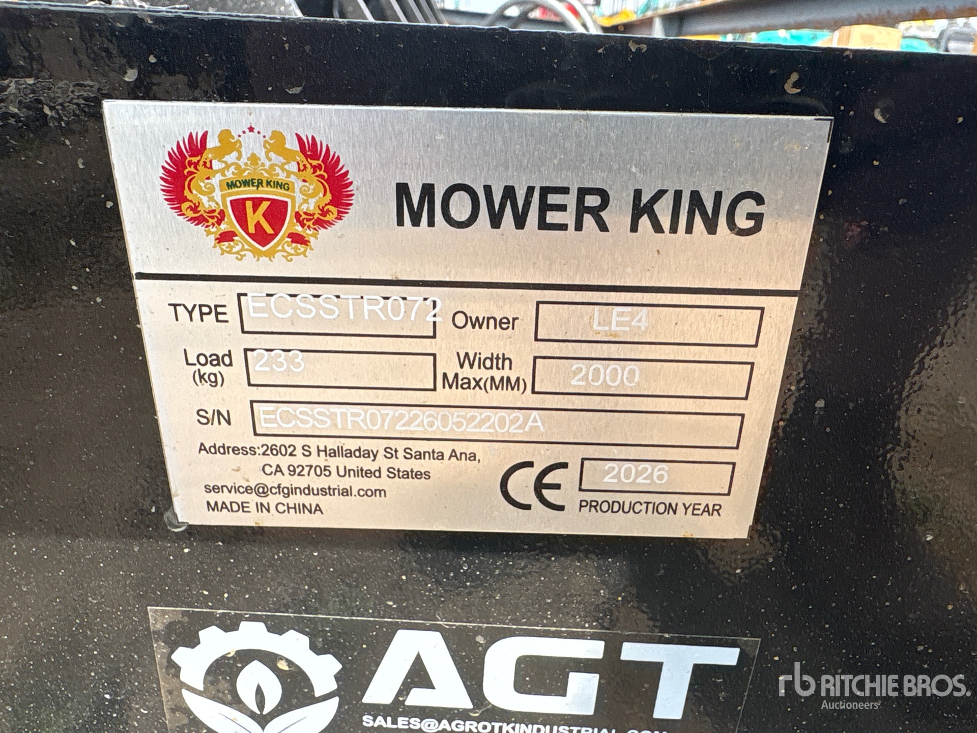 2026 Mower King ECSSTR072