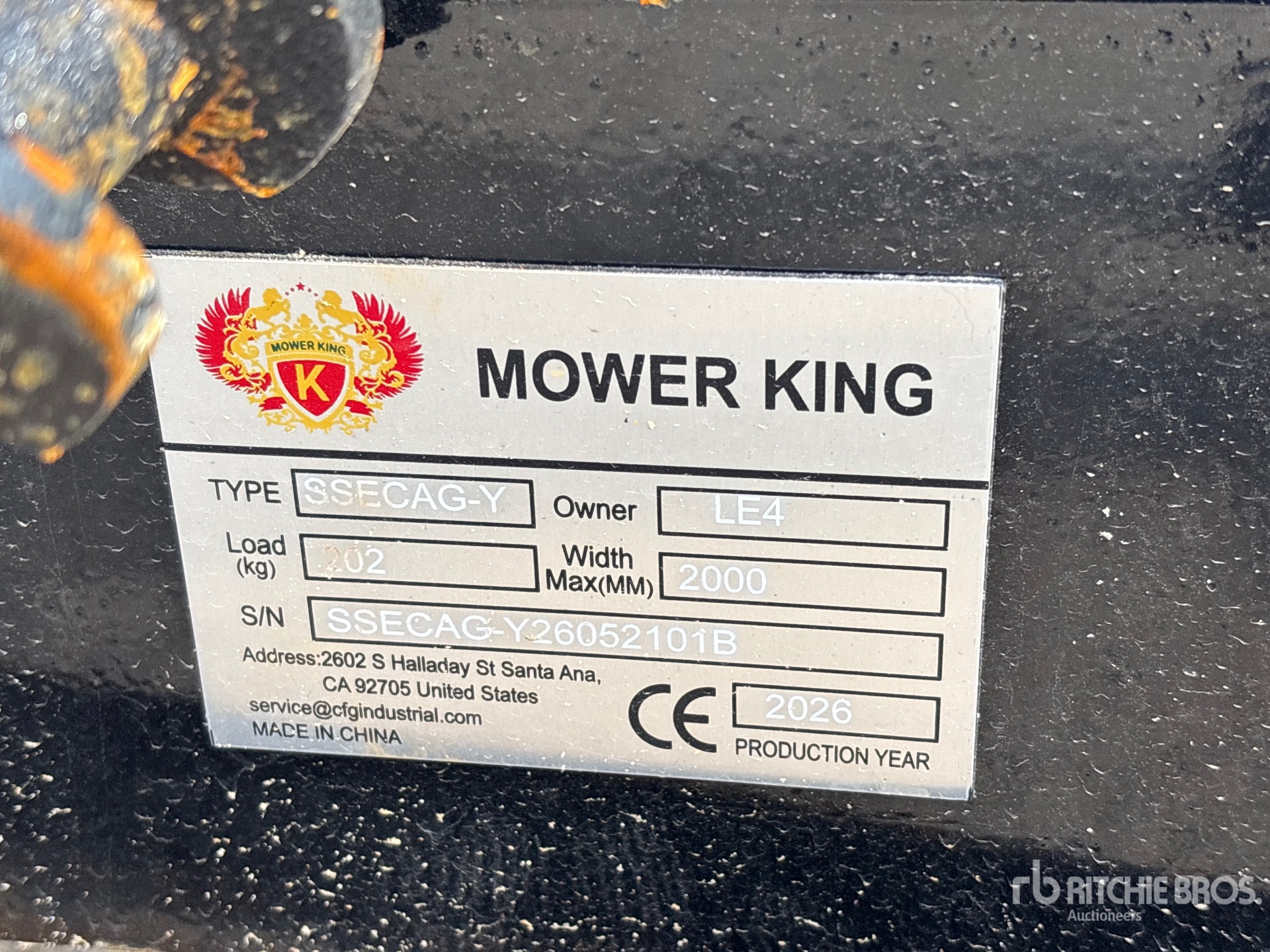 2026 Mower King SSECAG-Y