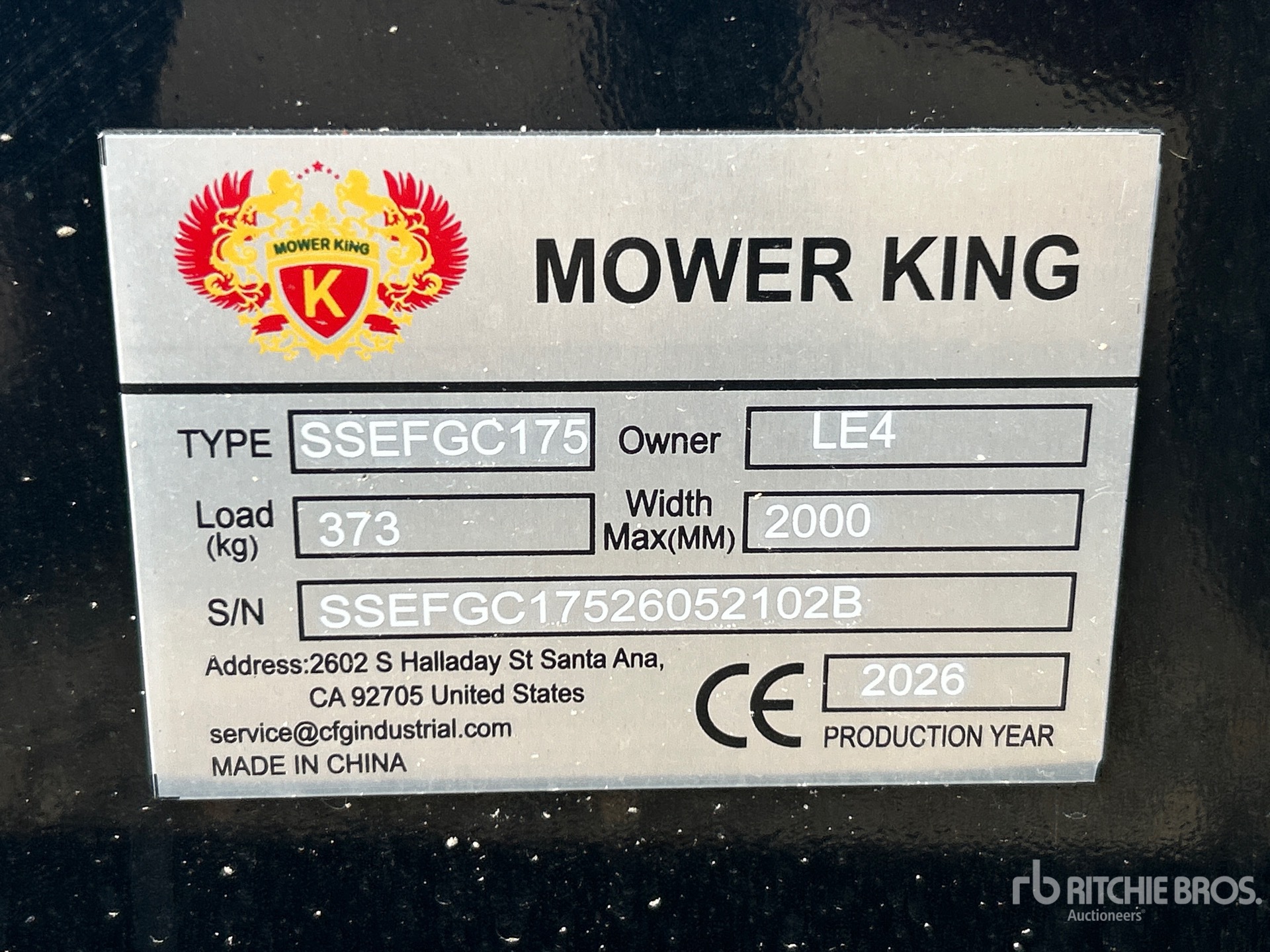 2026 Mower King SSEFGC175