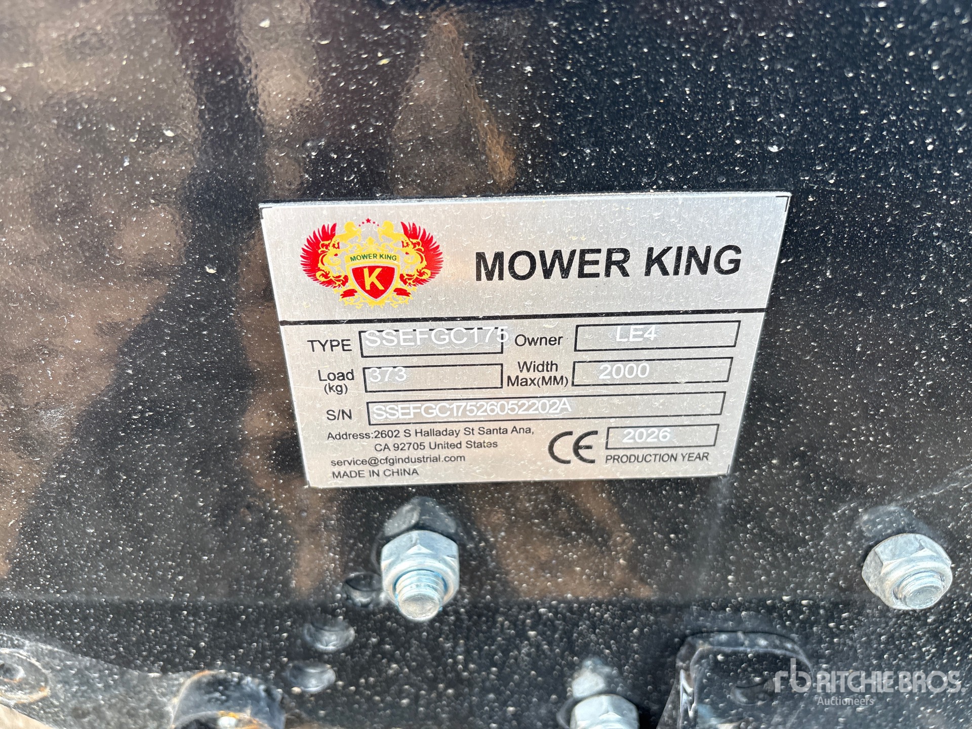 2026 Mower King SSEFGC175