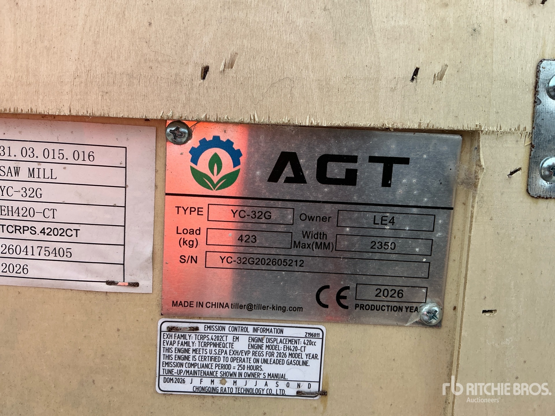 2026 AGT YC32-G