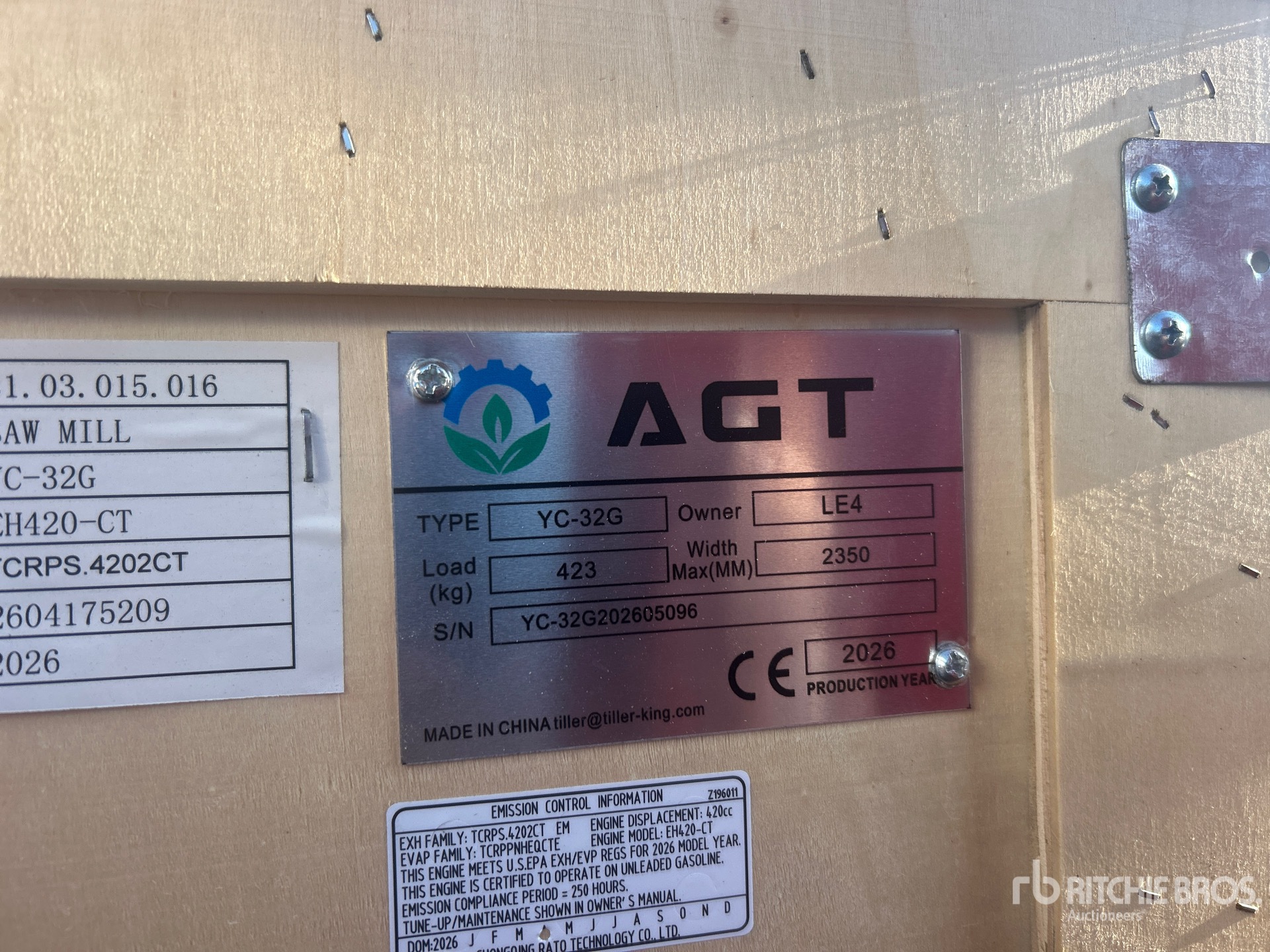 2026 AGT YC-32G