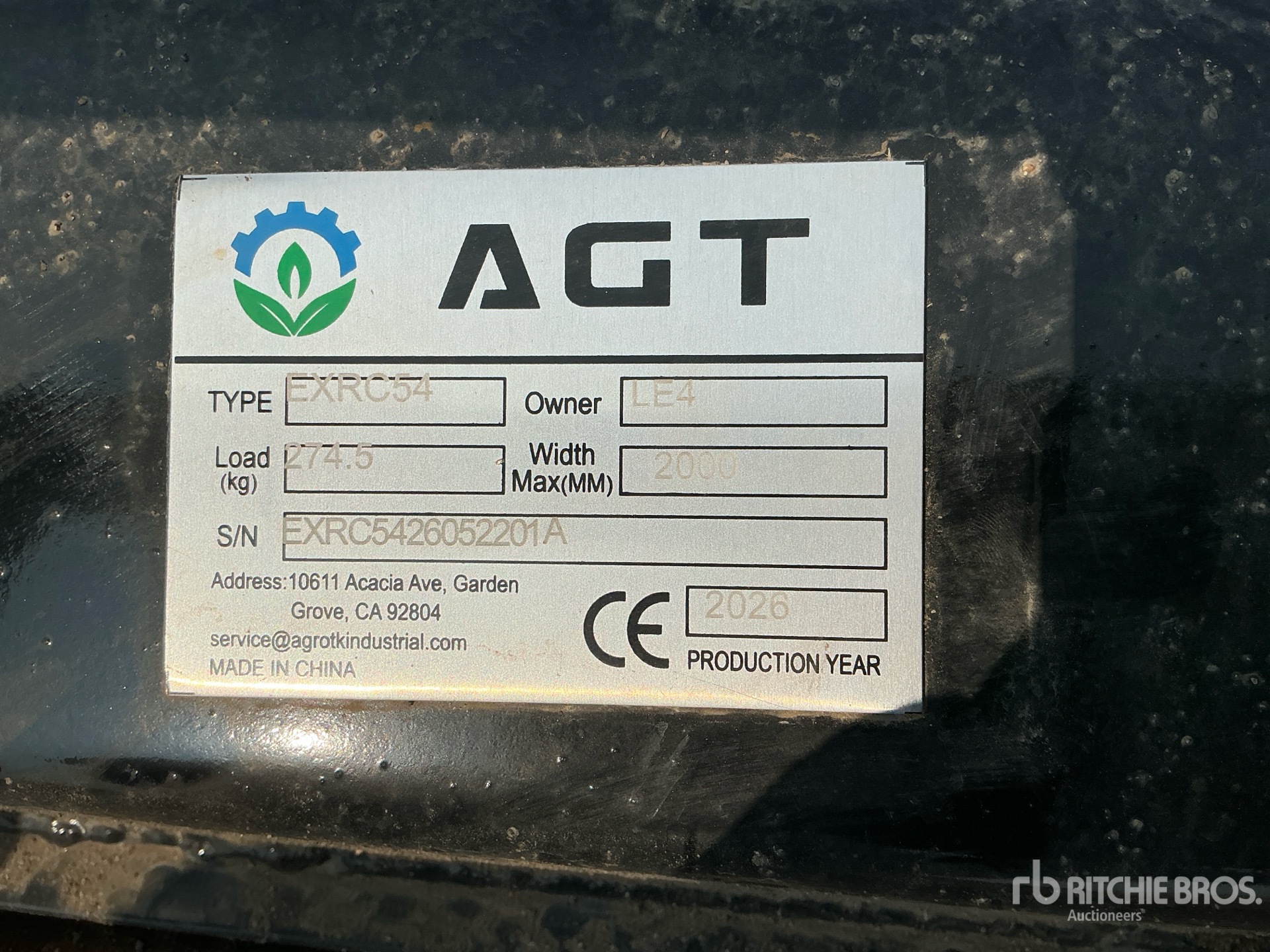 2026 AGT EXRC54