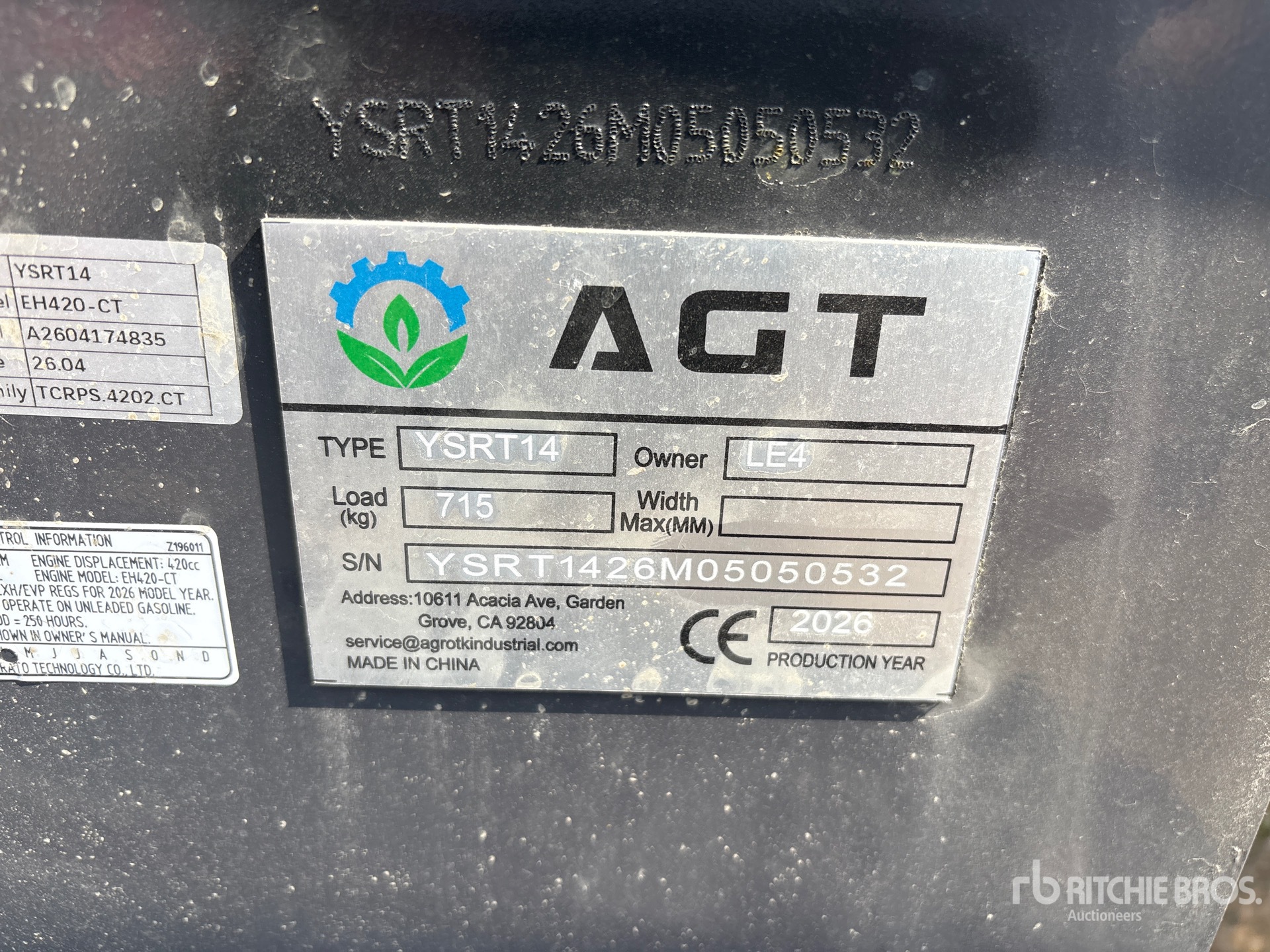 2026 AGT YSRT14