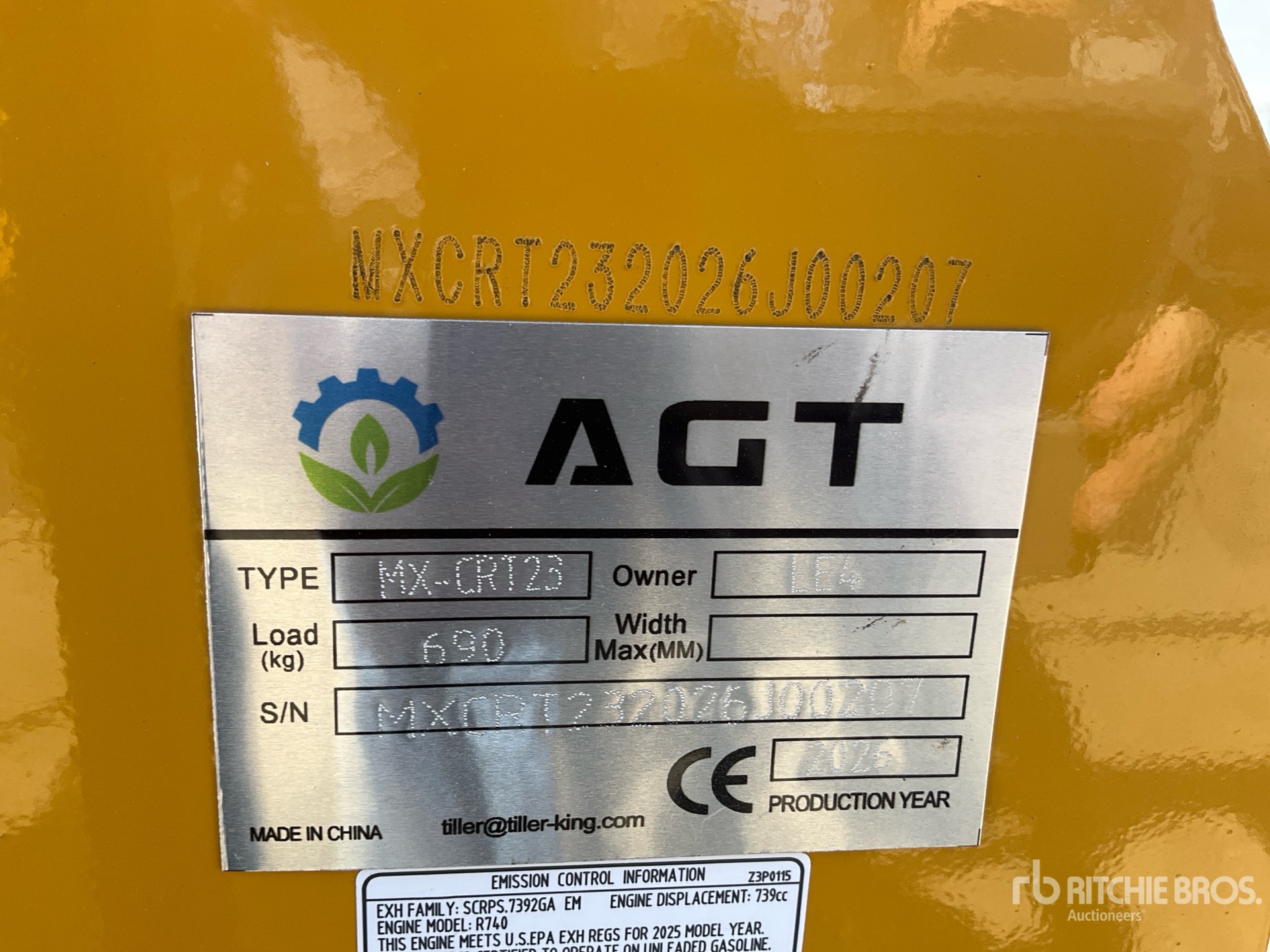 2026 AGT MX-CRT23