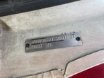 General Appearance with Frame Stamp Serial Number/VIN Photo