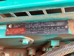 Engine with Emission Label
